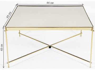 Сервировочный столик Square M Gold