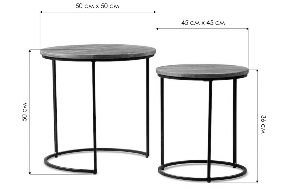 Комплект столиков Риши гулаби