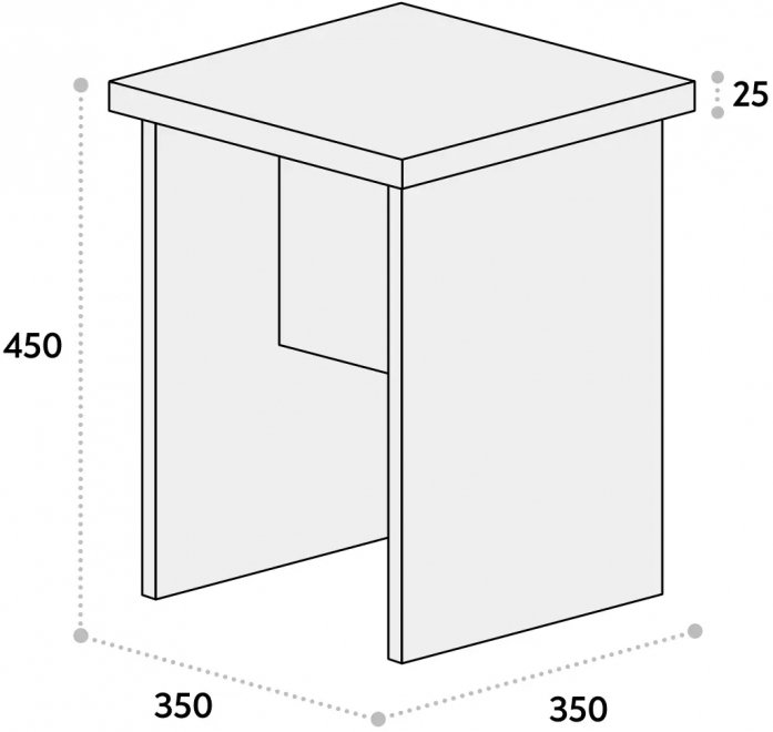 Табурет Т-03 дуб эвок