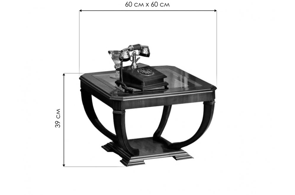 Журнальный стол 535-С пекан