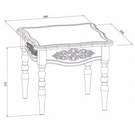 Журнальный столик Ассоль плюс АС-32