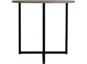 Кофейный столик BeautyStyle 27 текстиль темный / черный