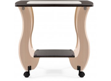 Журнальный столик Дианн бежевый / венге