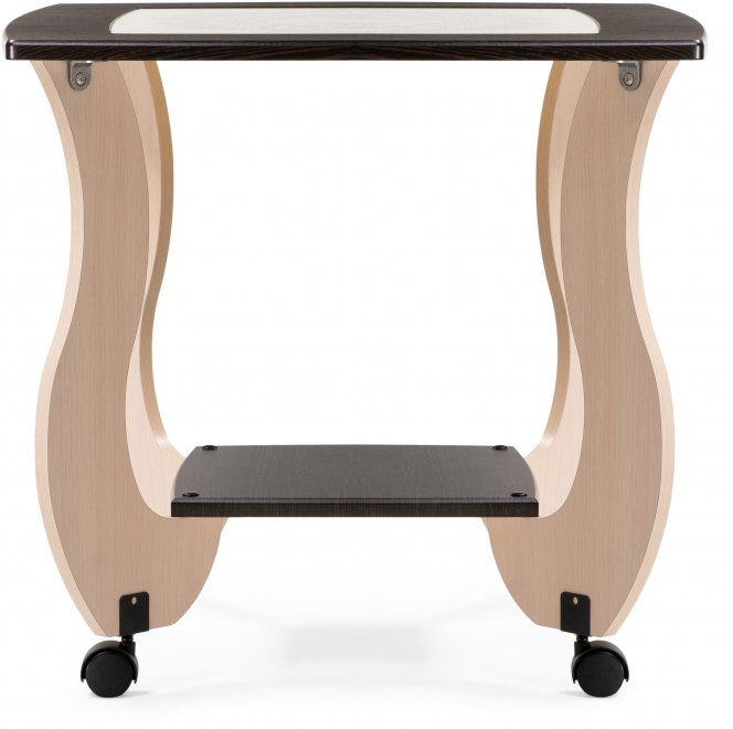 Журнальный столик Дианн бежевый / венге