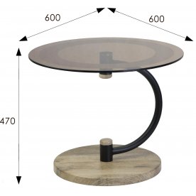 Журнальный столик Дуэт 13Н
