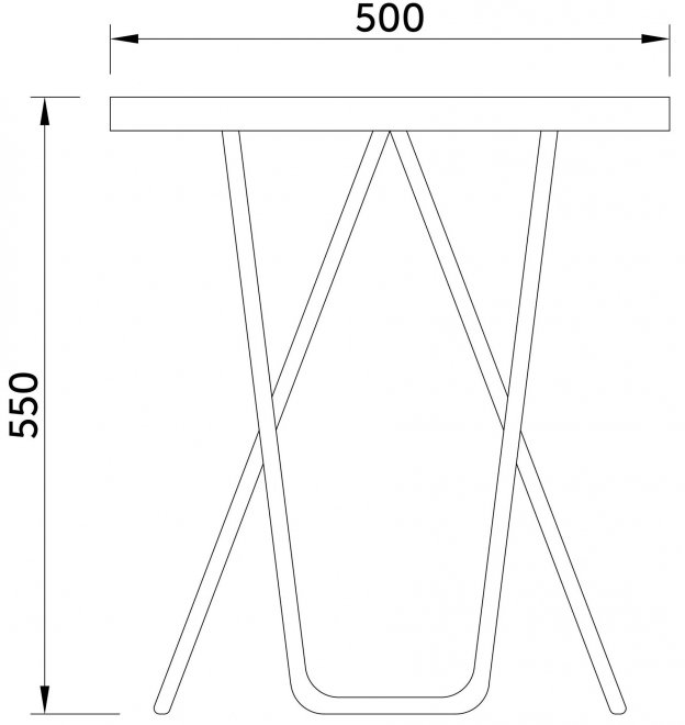 Журнальный столик Jade орех