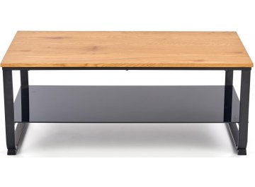 Журнальный столик Козе 105/55/45 дуб золотой / черный