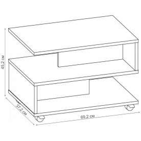 Журнальный столик Лабиринт-1 СЖ.019.700-00