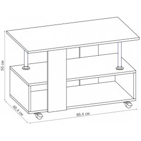 Журнальный столик Лабиринт-2 СЖ.020.870-00