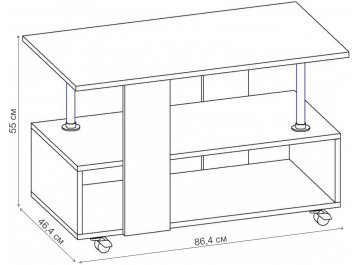 Журнальный столик Лабиринт-2 СЖ.020.870-00