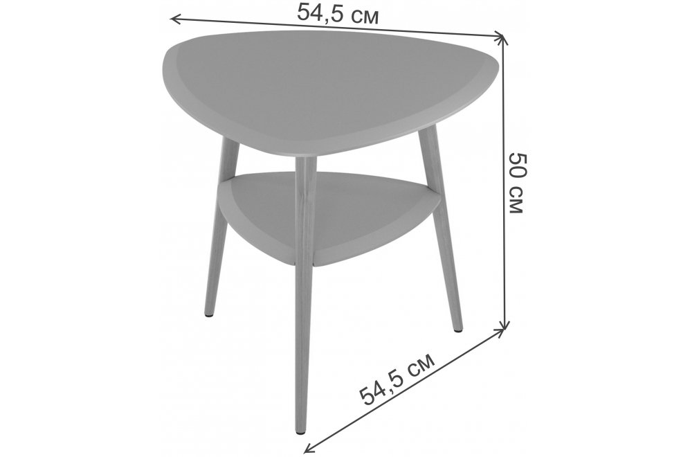 Журнальный столик Lavaris Дублин графит