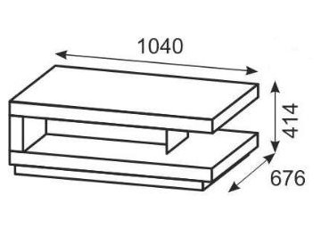 Журнальный столик Люмен 11