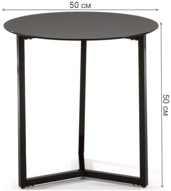 Журнальный столик Marae черный