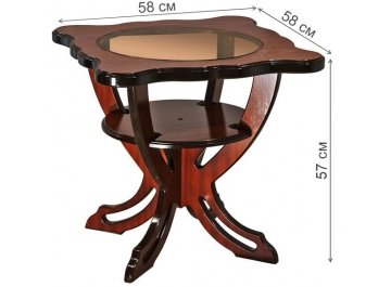 Журнальный столик Мирра со стеклом