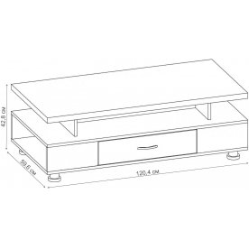 Журнальный столик Партнер-2 СЖ.017.1200-01