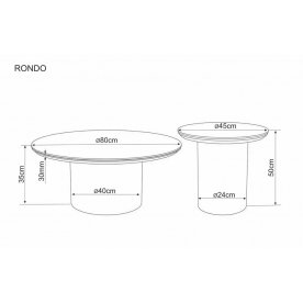 Журнальный столик Rondo