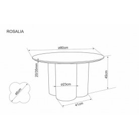 Журнальный столик Rosalia