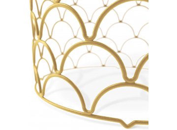 Журнальный столик SHT-CT24-1 золото / черный муар