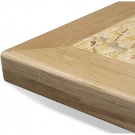 Журнальный столик SHT-TU29/H36/70/70 ДУБ/OSB