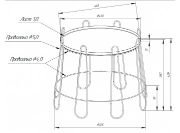Журнальный столик SHT-CT6-2