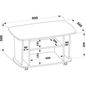 Журнальный столик СЖ-3