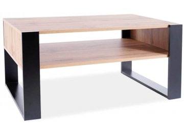 Кофейный столик Gema 100/64/50 дуб вотан / черный