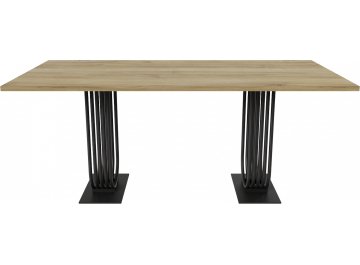 Деревянный стол Arfeo Duo черный