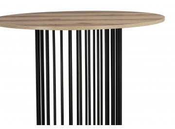 Обеденный стол Берту 90х90х75 делано / черный