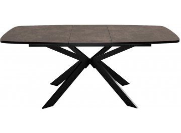 Обеденный стол DikLine B140 хромикс бронза / черный