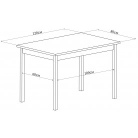 Деревянный стол Джаз ПР-1 ОБ/ВН 04 ВН