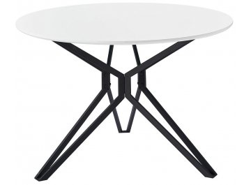 Обеденный стол Джуда 110 белый / черный