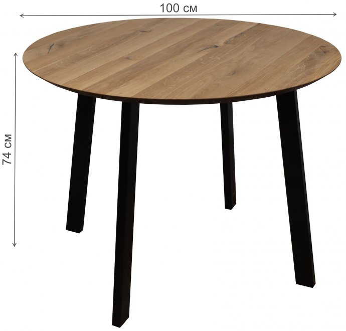 Деревянный стол Эльбрус дуб натуральный