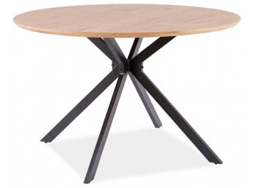 Обеденный стол Aster дуб / черный