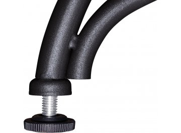 Обеденный стол SHT-TU20/120/80 МДФ дуб сонома светлый / черный муар