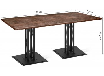 Деревянный стол SHT-TU6-BS1/120/80