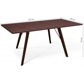 Деревянный стол SHT-TU9-2/120/80