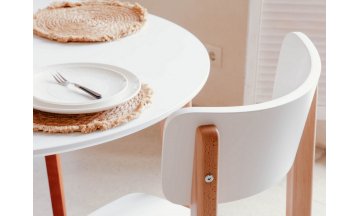 Деревянный стол SkyLand LYKKE TR-100 1000х1000х750