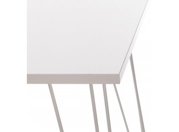 Обеденный стол Star/Стар белый топ / белый