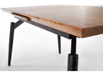 Обеденный стол Cambell дуб натуральный / черный