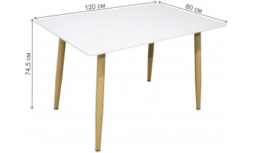 Деревянный стол Snow