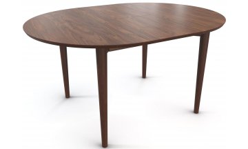 Деревянный стол Vasto 1100 круглый 115/145x107x77 орех американский