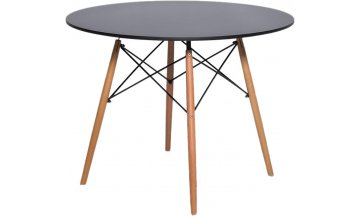Деревянный стол Юмико 90 black / beech
