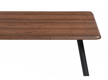 Обеденный стол Кангас 120х80х77 орех кантри / черный