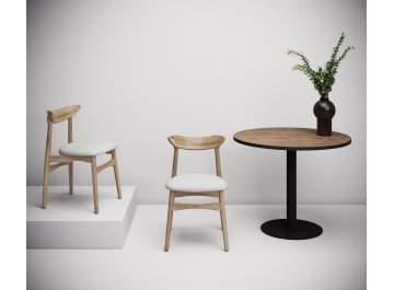 Обеденный стол RADIUS NEW mokko/черный