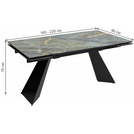 Стеклянный стол Купер