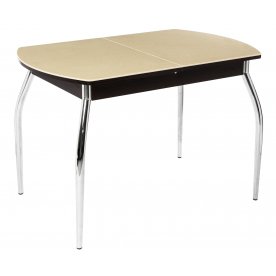 Стол Альфа ПО КМ венге / камень 06 / ножка 01