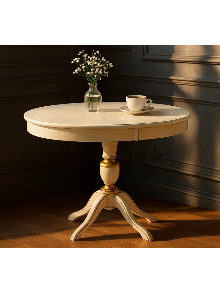 Стол Arno молочный / патина