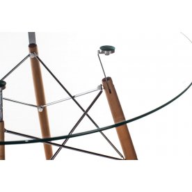 Стеклянный стол Eames PT-151 90