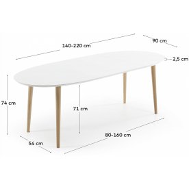 Деревянный стол Oakland