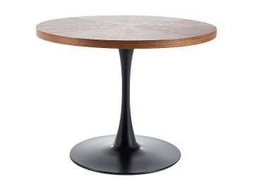 Обеденный стол Amadeo орех / черный матовый fi